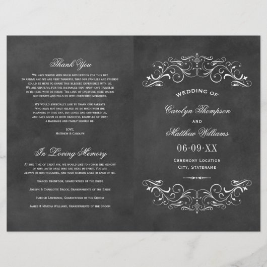  zwarte-krijtbordprogramma's voor het Vlaamse huwe (Voorkant)