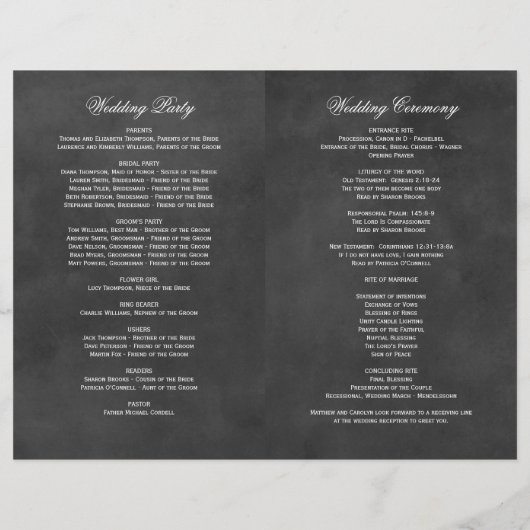 zwarte-krijtbordprogramma's voor het Vlaamse huwe (Achterkant)