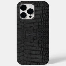 Zwarte Krokodillen Leerprint