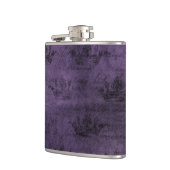  zwarte kroon Royalty Donk Paars Heupfles (Links)