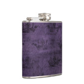  zwarte kroon Royalty Donk Paars Heupfles (Rechts)