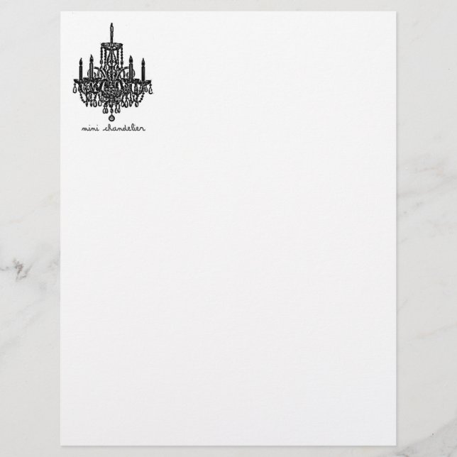 zwarte kroonluchter (Voorkant)