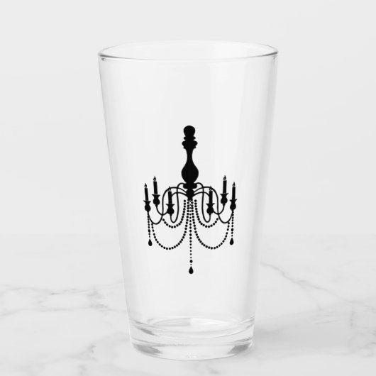 Zwarte kroonluier glas (Voorkant)