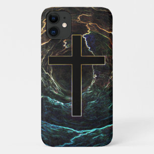ZWARTE KROS MET KORTE HOOGTE Case-Mate iPhone CASE