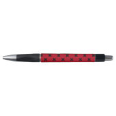 Zwarte kruisstift op rood pen (Voorkant)