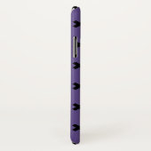 Zwarte kruisstift op ultraviolet Case-Mate iPhone case (Achterkant / rechts)