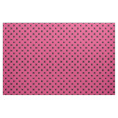 Zwarte kruisstiften op fuchsia stof (Yard (91,4 cm))