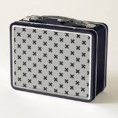 Zwarte kruisstiften op grijs (Achterkant)