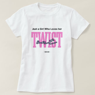 Zwarte Krullen Twistout Waardering Krullend Haar T T-shirt