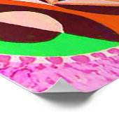 ZWARTE kunst in KLEUR - Vrijheid van meningsuiting Poster (Hoek)