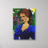 Zwarte kunst /  wandkunst canvas afdruk (Voorkant)