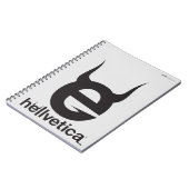 Zwarte Kwaad “e” Notitieboek (Linkerzijde)