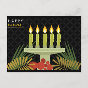 zwarte kwanzaa briefkaart