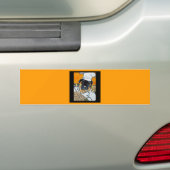 Zwarte Lab Chef Bumpersticker (Op auto)