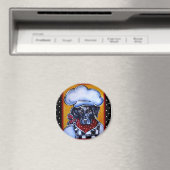 Zwarte Lab Chef Magneet (Insitu (Vaatwasser))