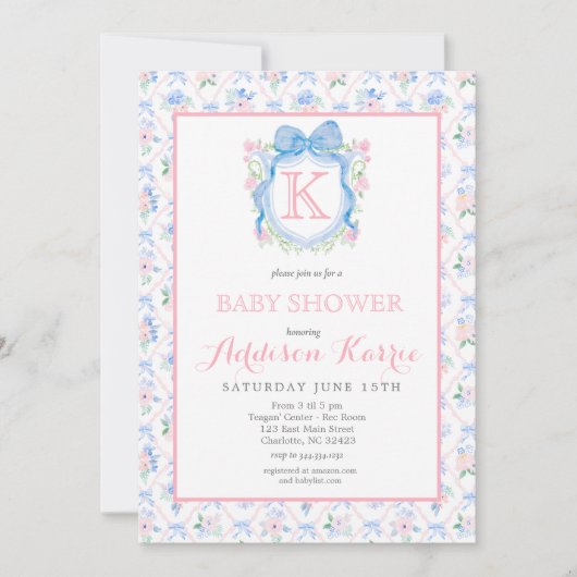 Zwarte Lab hond baby shower uitnodiging (Voorkant)