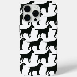 Zwarte Lab hond iPhone 15 Pro Max Hoesje