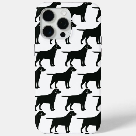 Zwarte Lab hond Case-Mate iPhone Case (Achterkant)