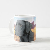 Zwarte Lab Koffiemok (Voorkant links)