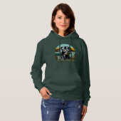 Zwarte Lab | Lab Moeder Hond Liefhebber Hoodie (Voorkant volledig)
