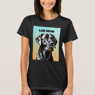 Zwarte Lab   Lab Moeder Hond Liefhebber T-shirt