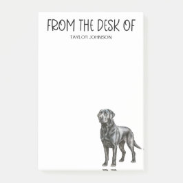 Zwarte Lab Liefhebber Post-it® Notes