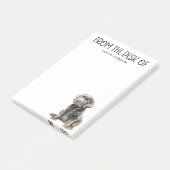 Zwarte Lab Liefhebber Post-it® Notes (Schuin)