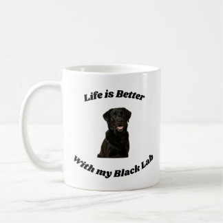 Zwarte Lab Retriever Mok cadeau
