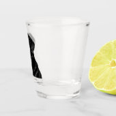 Zwarte Lab Shotglas Shot Glas (Rechts)