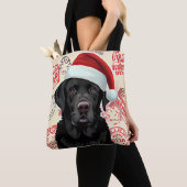 Zwarte lab  tote bag (Dichtbij)