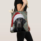 Zwarte lab  tote bag (Dichtbij)