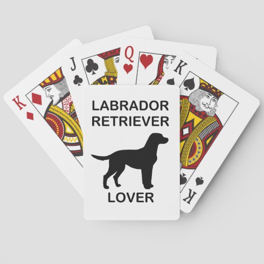 zwarte labliefhebber pokerkaarten (Achterkant)