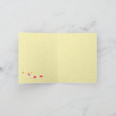 Zwarte Labradoodle Hond Pret Kunst Verjaardagsfees Bedankkaart (Binnen)