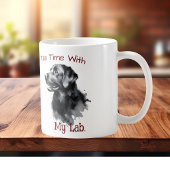 Zwarte Labrador Aandenken Personaliseer Koffiemok