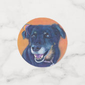 Zwarte Labrador hond verjaardag Confetti (Kleine voorkant)