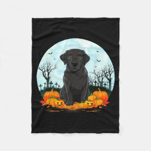 Zwarte Labrador-hondenliefhebbers jongens meisjes Fleece Deken