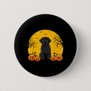Zwarte Labrador-hondenliefhebbers Mannen Vrouwen K Ronde Button 5,7 Cm