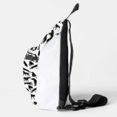 Zwarte Labrador Huisdier Ouder Dagelijkse Print Ru Sling Bag (Rechts)