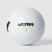 Zwarte Labrador - Jachthond Golfballen (Logo)