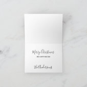 Zwarte Labrador-kerstkaart Feestdagen Kaart (Binnen)