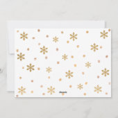 Zwarte labrador kerstkaart Sjabloon (Achterkant)