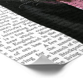 Zwarte labrador met fez poster (Hoek)