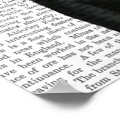 Zwarte labrador met groene fascinator poster (Hoek)