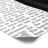 Zwarte labrador met groene fascinator poster (Hoek)