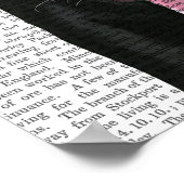 Zwarte labrador met partijPet Poster (Hoek)