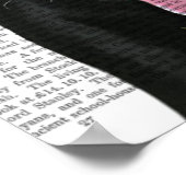 Zwarte labrador met Tiara Poster (Hoek)