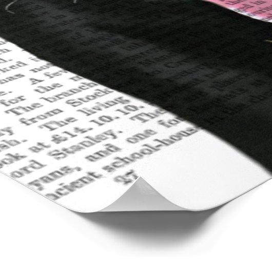 Zwarte labrador met Tiara Poster (Hoek)