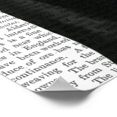 Zwarte labrador met zonnebrillen voor het hart poster (Hoek)