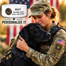 Zwarte Labrador Militair Werkhonden Kom