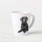 Zwarte Labrador Mok (Rechterhoek)